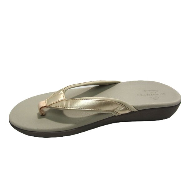Clarks Gold Brio Sol Cloudstepper Sandals (size 8) - Picture 3 of 6